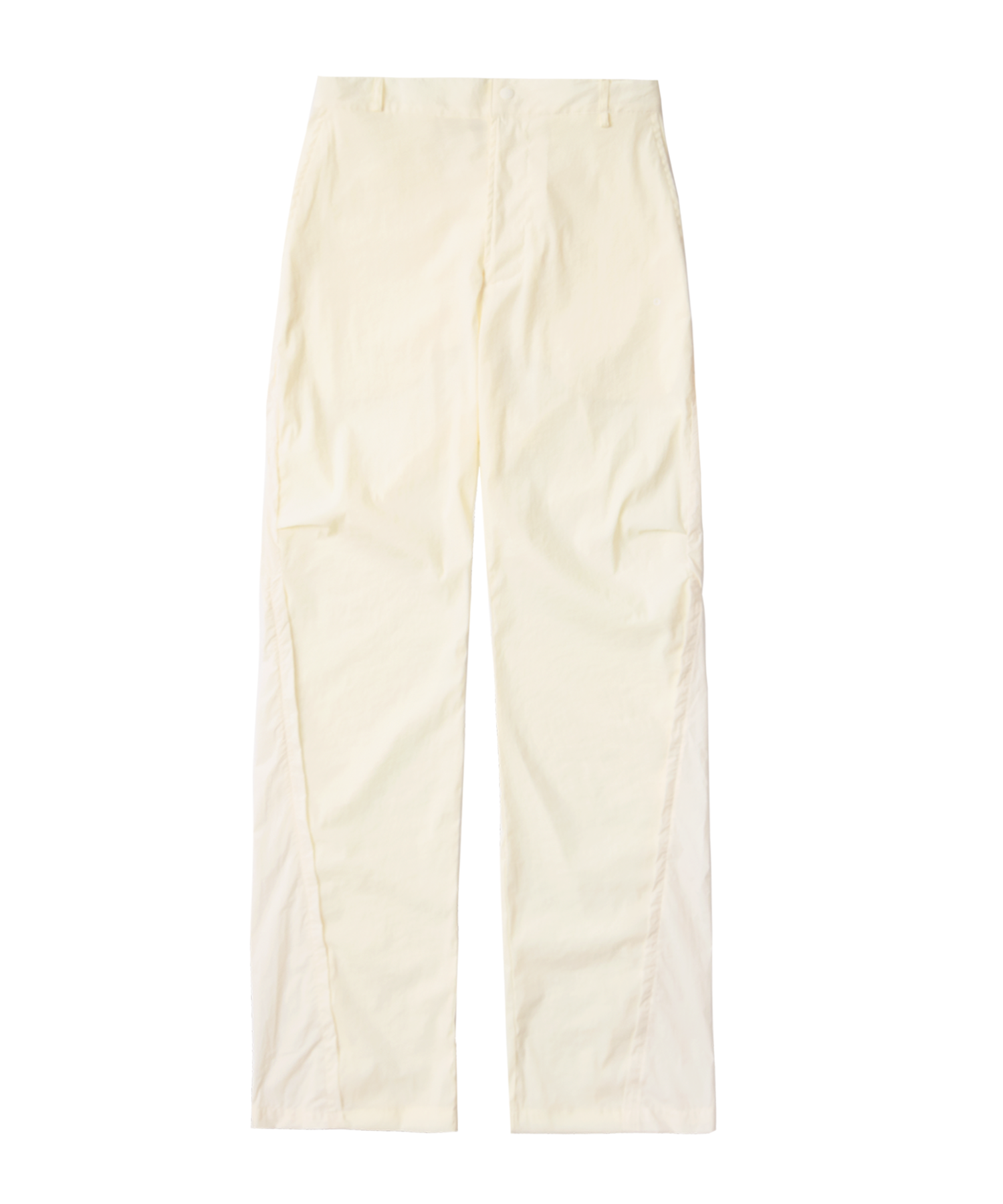 Mesh Parting Nylon Pants / Ivory