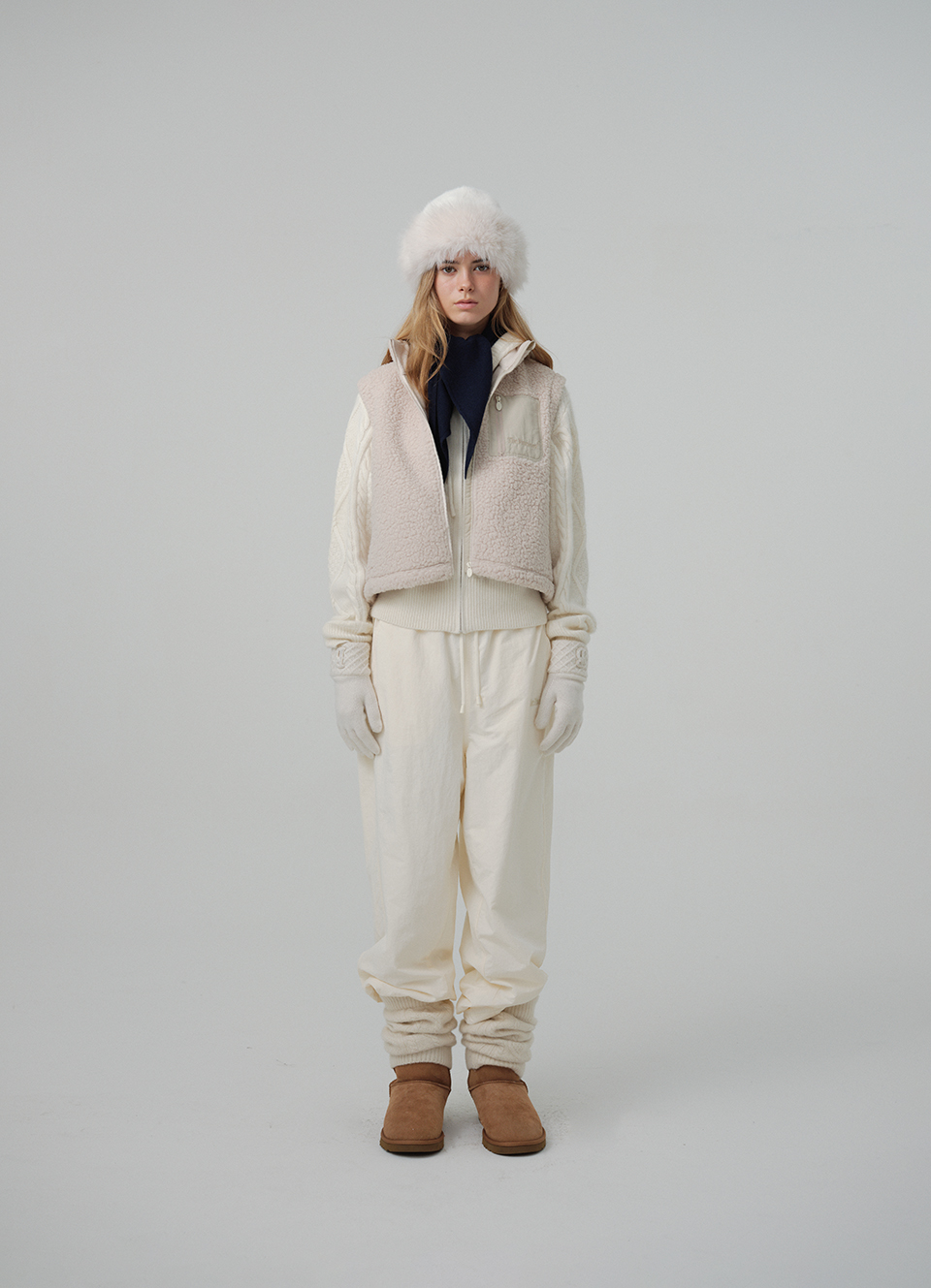 Snuggle Warm Jogger Pants_Ivory
