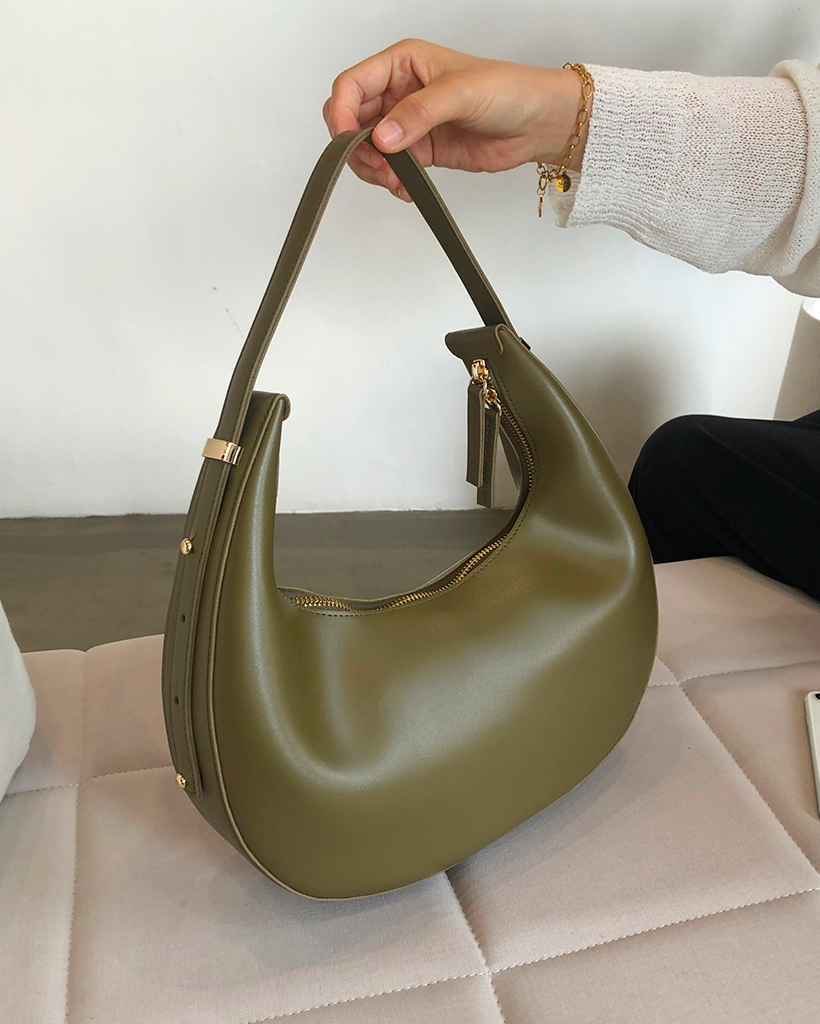 ハーフムーンショルダーバッグ (5色) | ファッション通販サイト NUGU