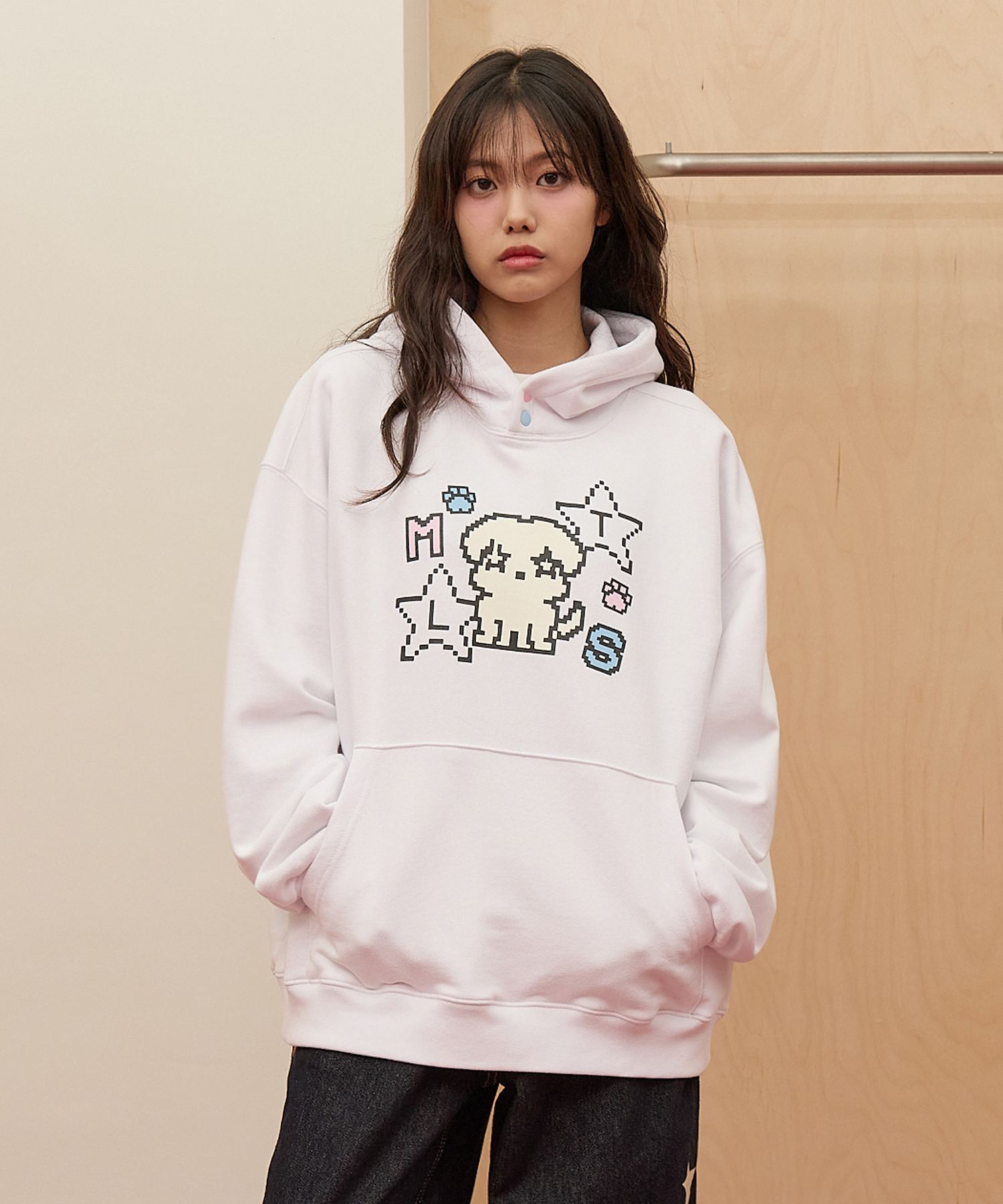 [Influencer pick] Pixel MLTS Hoody WHITE