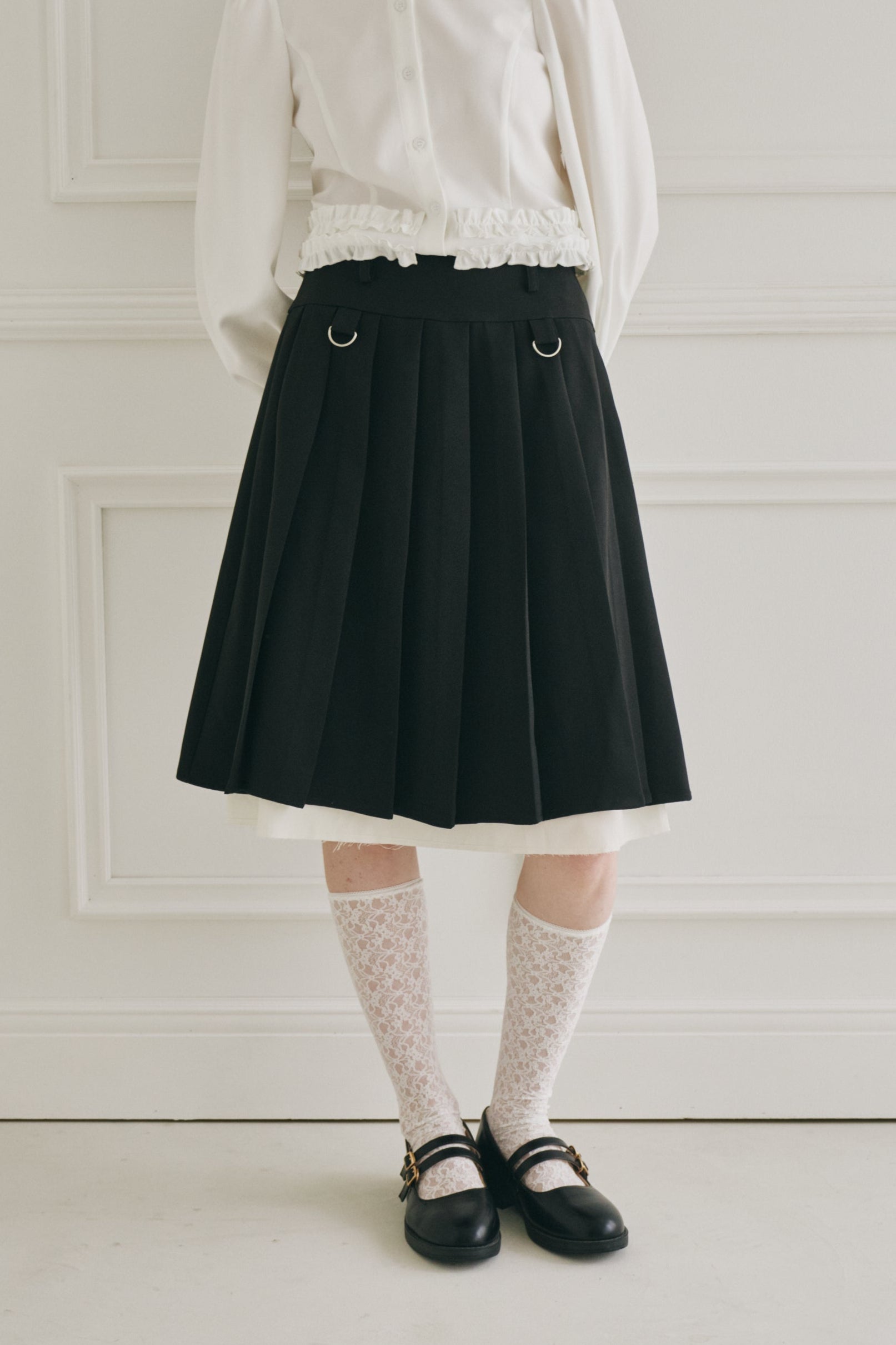 idem イデムvolume tulle butterfly dot skirt volume tulle butterfly dot skirt – idem