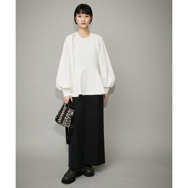 タックスリーブペプラムスウェット | ファッション通販サイト NUGU