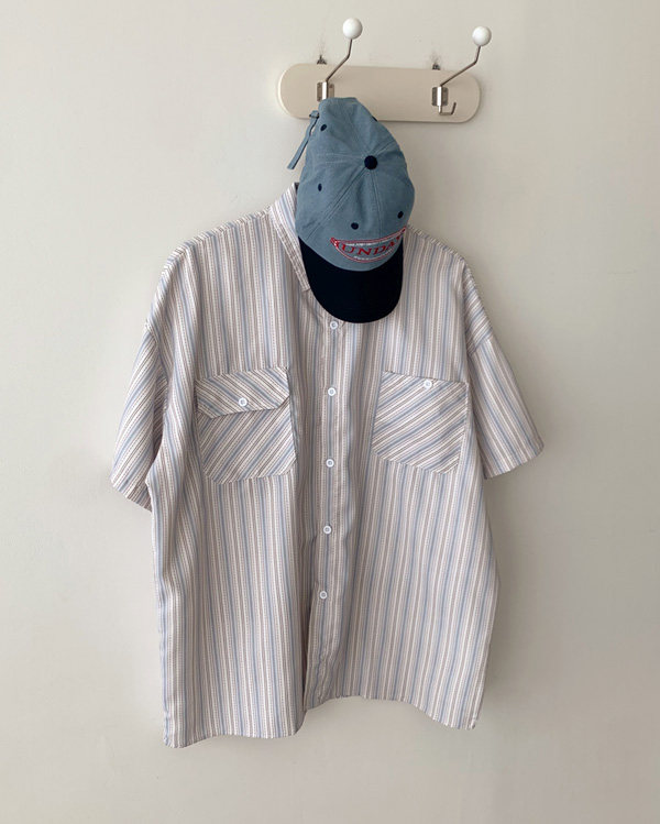 Y’s ワイズ　シースル　シャツ　半袖　ノースリーブ　ストライプ　オーバーサイズ Y's ワイズシースルシャツ半袖ノースリーブストライプオーバーサイズ