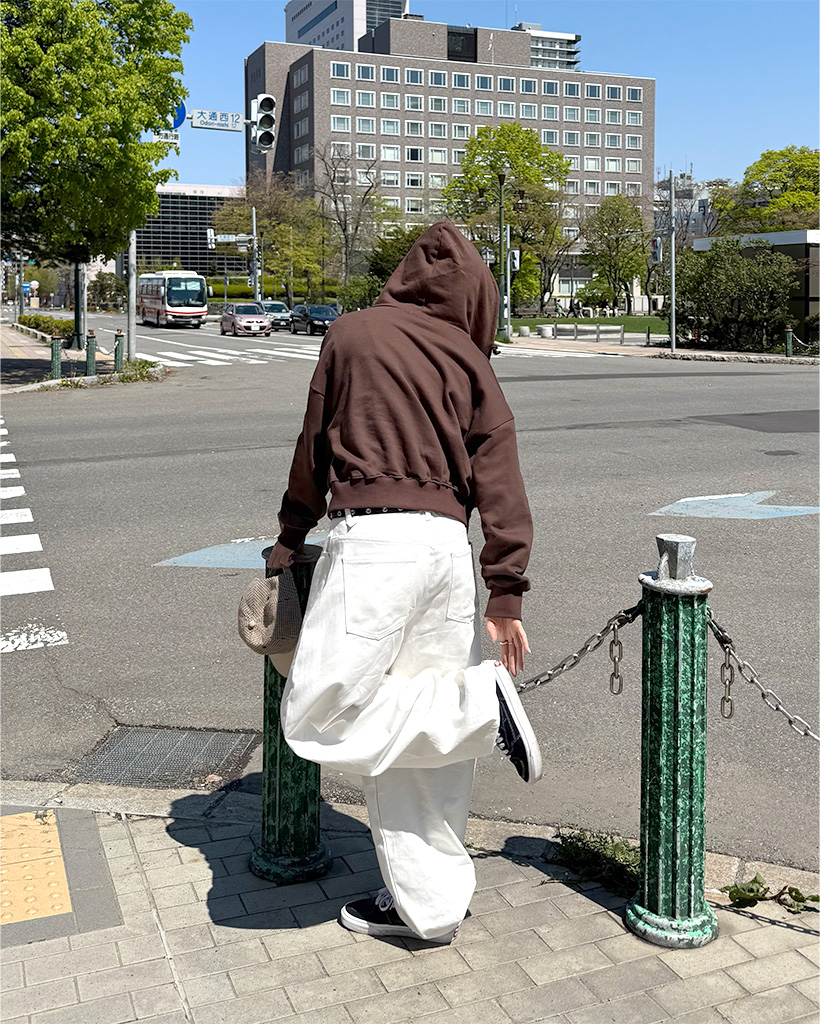コットン2WAYフードジップアップ | ファッション通販サイト NUGU