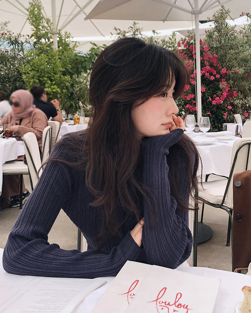 スリムリブカーディガン-4color