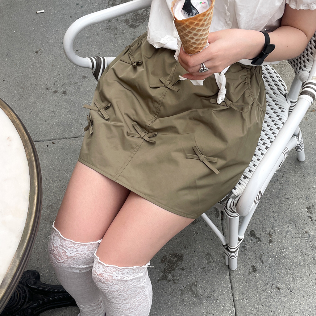 ジェニ着用／JACQUEMUS ブラウン ミニスカート BLACKPINKジェニー