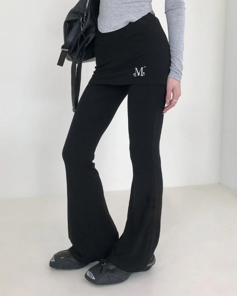 Serien Bootcut Skirt Leggings (2 Colors)