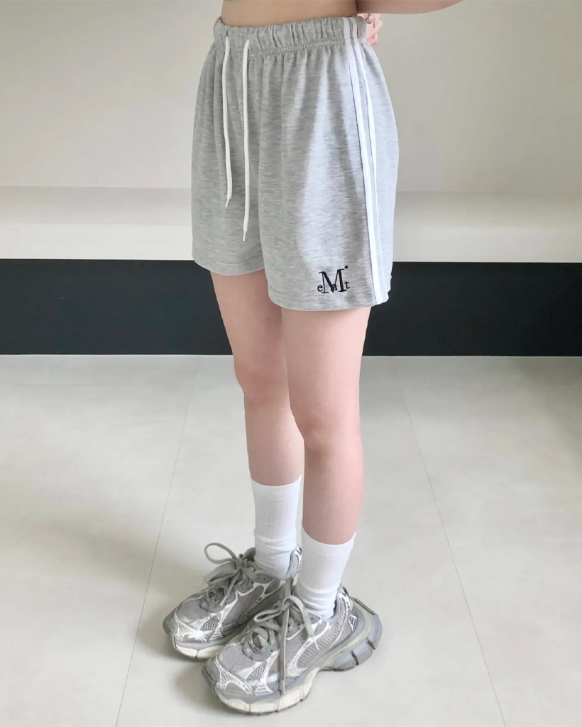 Viva Side Track Line Sweat Half Pants (4 Colors)