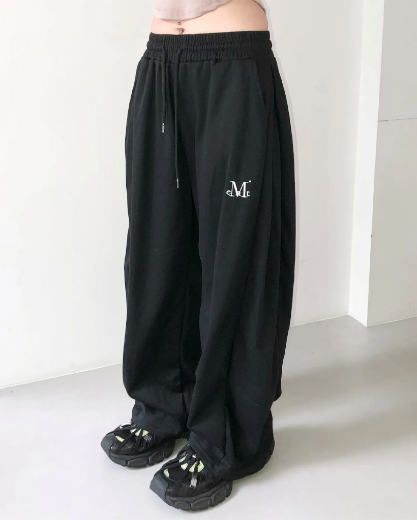 Seria Side Pintuck Back Pocket Wide Sweatpants (2 Colors)