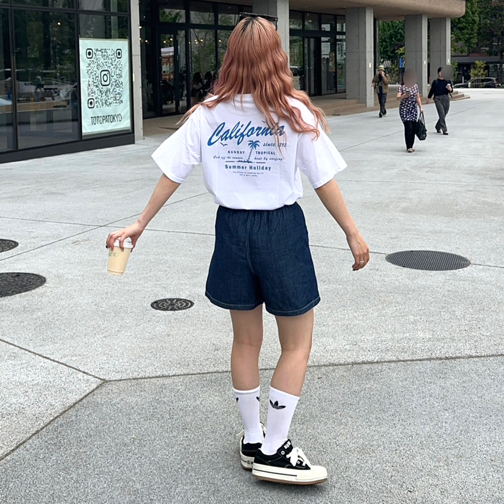 バッグギャザーTシャツ