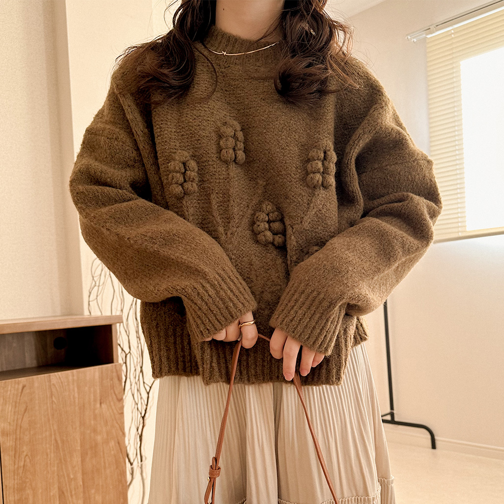 ベルフラワーニット | ファッション通販サイト NUGU