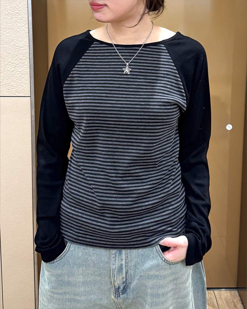 ボーダーロングスリーブTシャツ