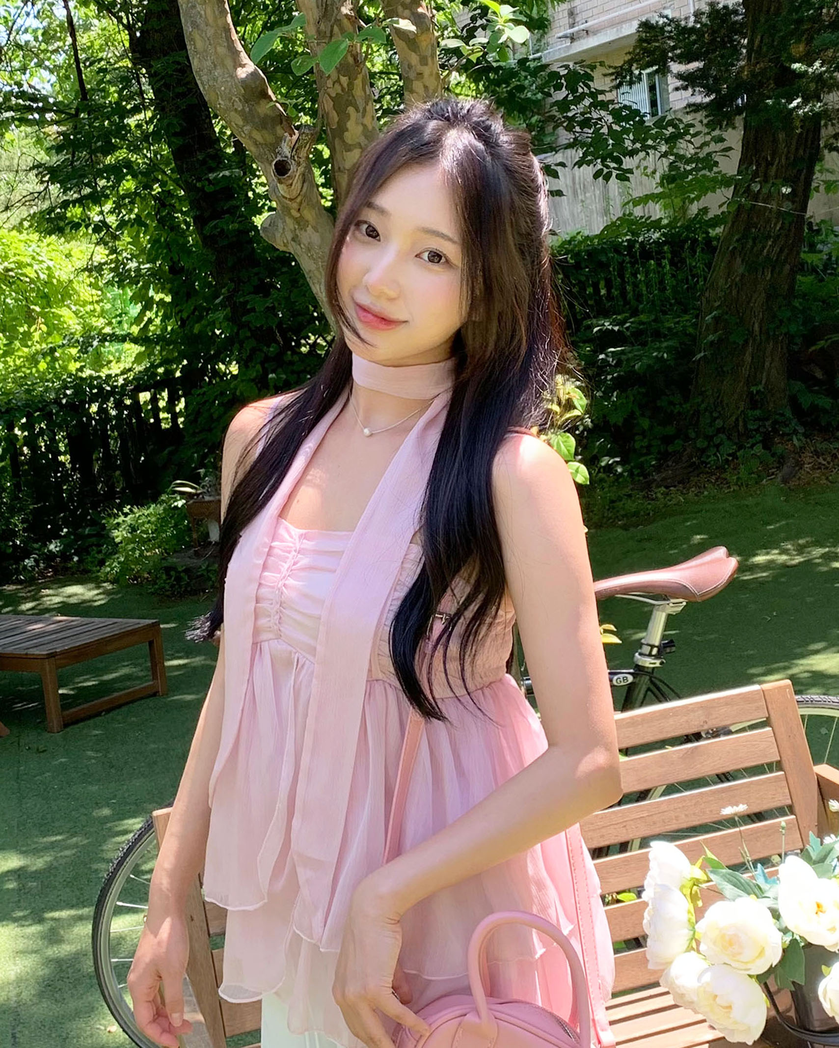 シフォンタイビスチェ