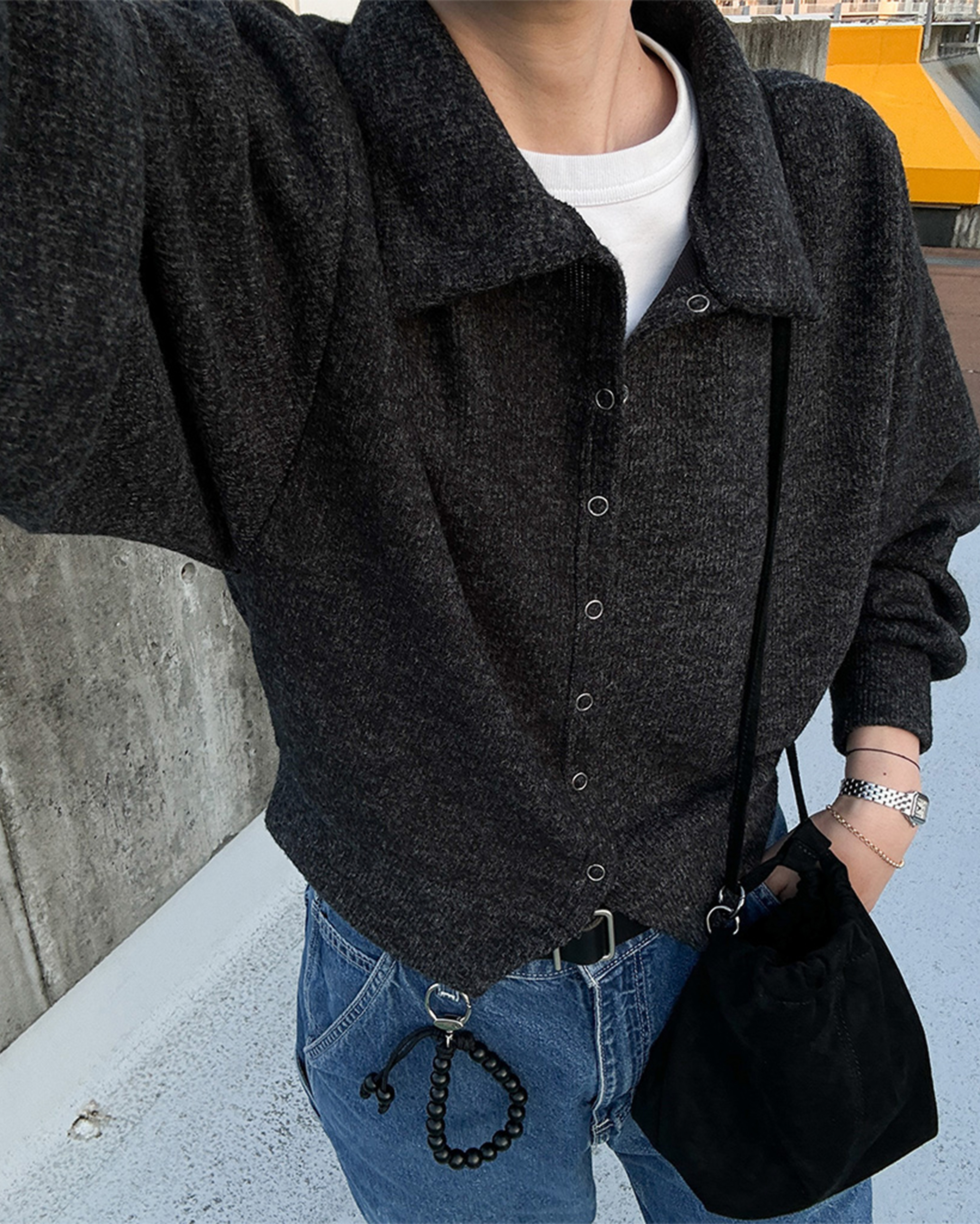 BEST 50] [3回再販](ORIGINAL) コードノットウッドキーリング (black