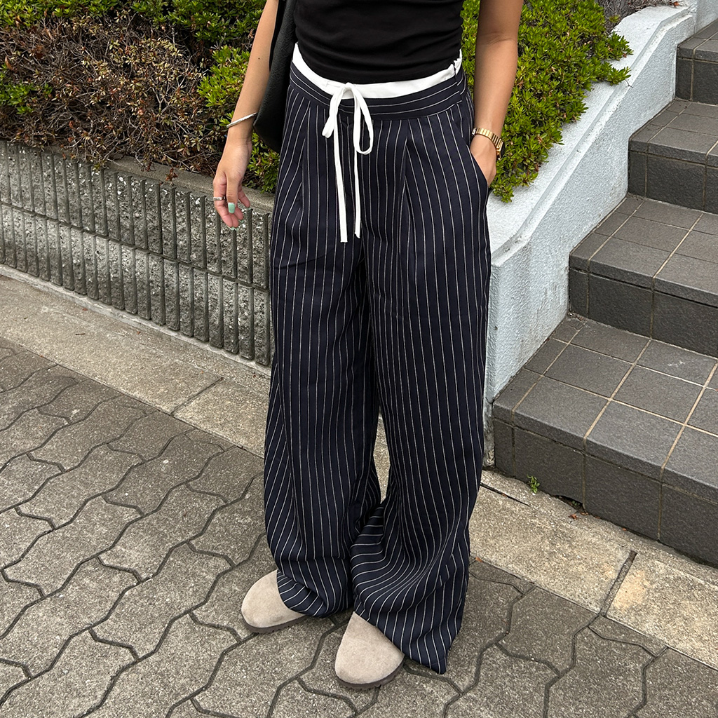 ストライプ スラックス | ファッション通販サイト NUGU