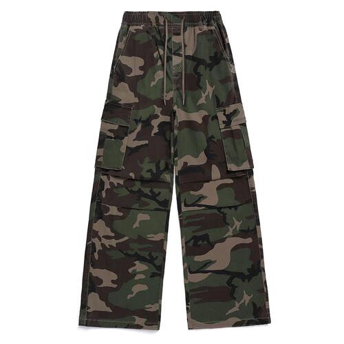 Camo Washing Cotton Cargo Half Pants - camo | ファッション