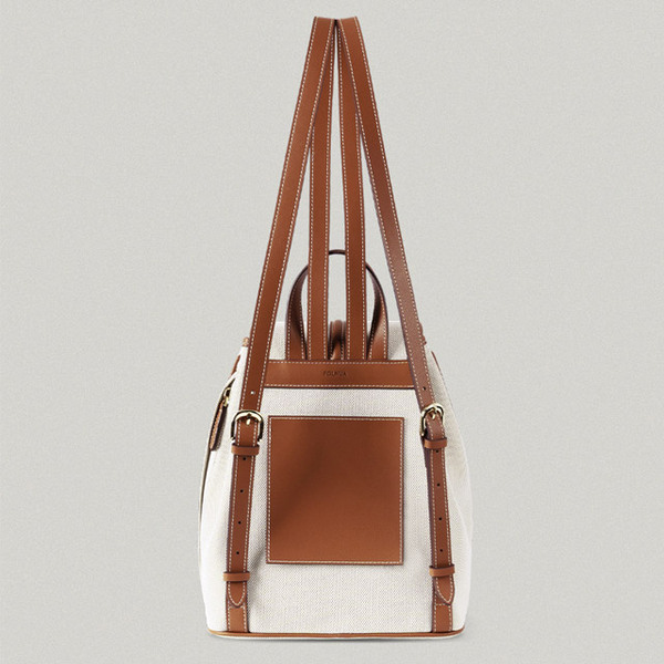 バックパック・リュック FOLNUA CLASSIC LOGO POCHE BACKPACK [MARRON PLAIN] Classic Logo Poche Backpack Marron - plain클래식 로고 포쉬