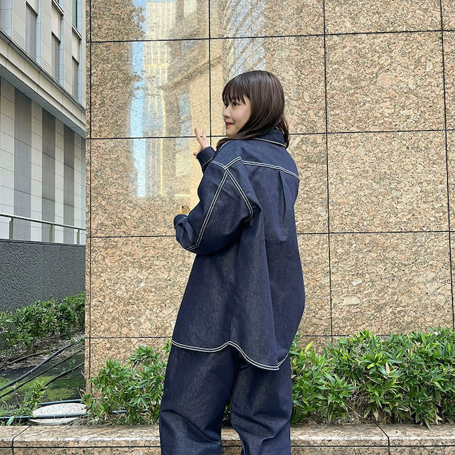 stitch over fit denim jacket | ファッション通販サイト NUGU