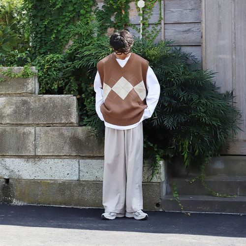 NOAH アーガイルベスト アーガイルベスト | ファッション通販サイト NUGU