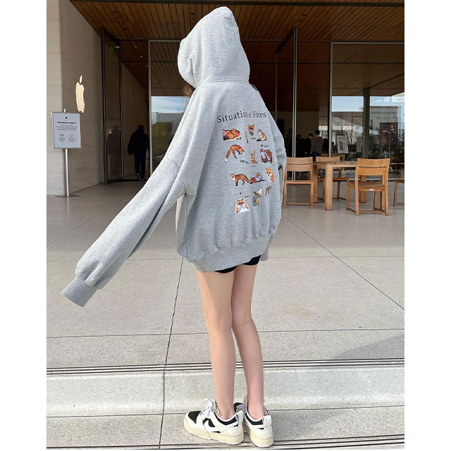 ORIGINAL) situations fox soft heavy hoodie | ファッション通販 