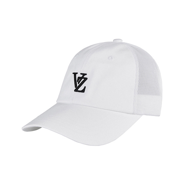 VARZAR] 3D Monogram Side Mash Ball Cap White | ファッション