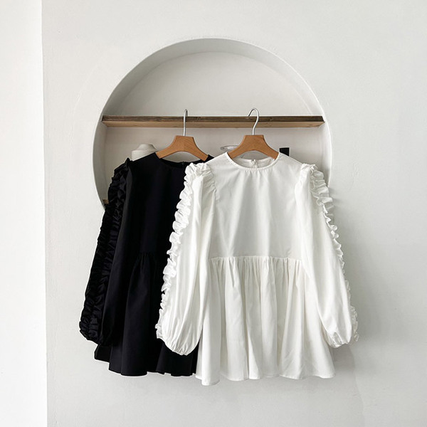 jumelle frill sleeve blouse フリルスリーブブラウス 販売終了】frill sleeve blouse | ファッション通販サイト NUGU