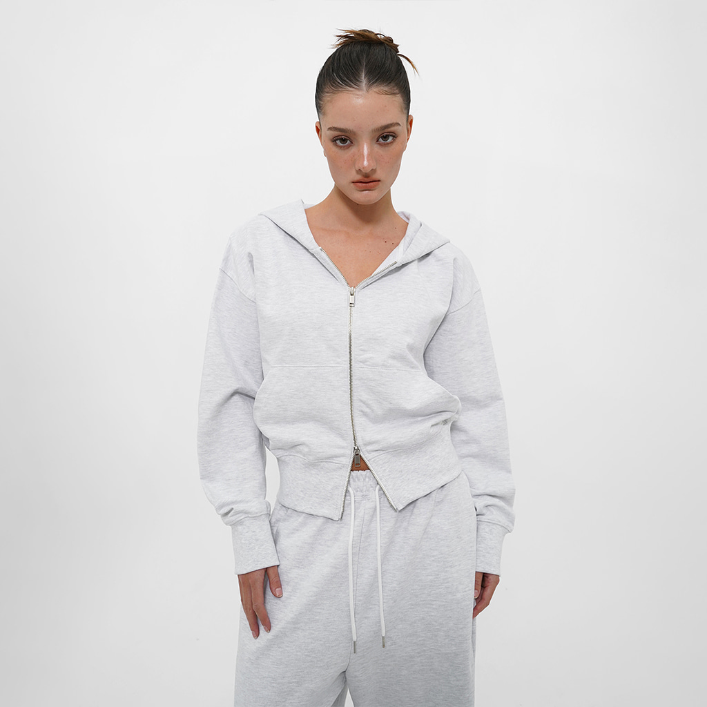 [B-BASIC] フード ジップアップ