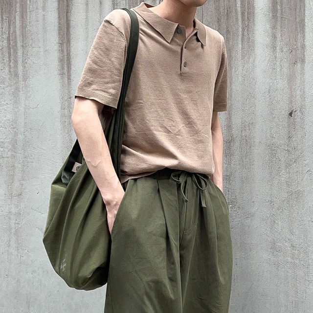 theory 上品な質感　ベージュ　半袖ニット 新品タグ付き【セオリー】上品な質感 半袖ニット カットソー S