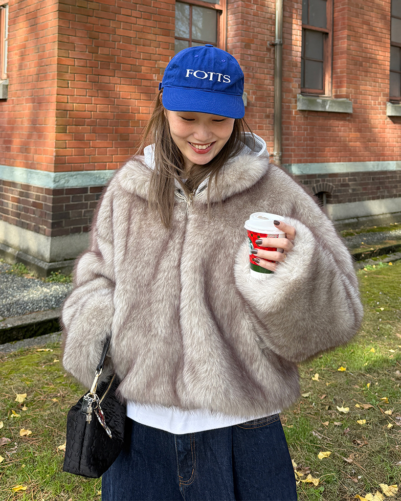 カラーフェイクファージャケット