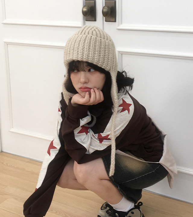 ニットトルーパーニット帽