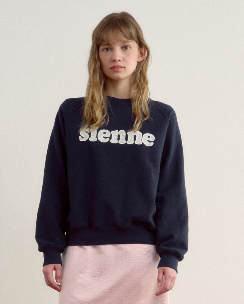 Sienne レーススウェットシャツ Sienne レーススウェットシャツ