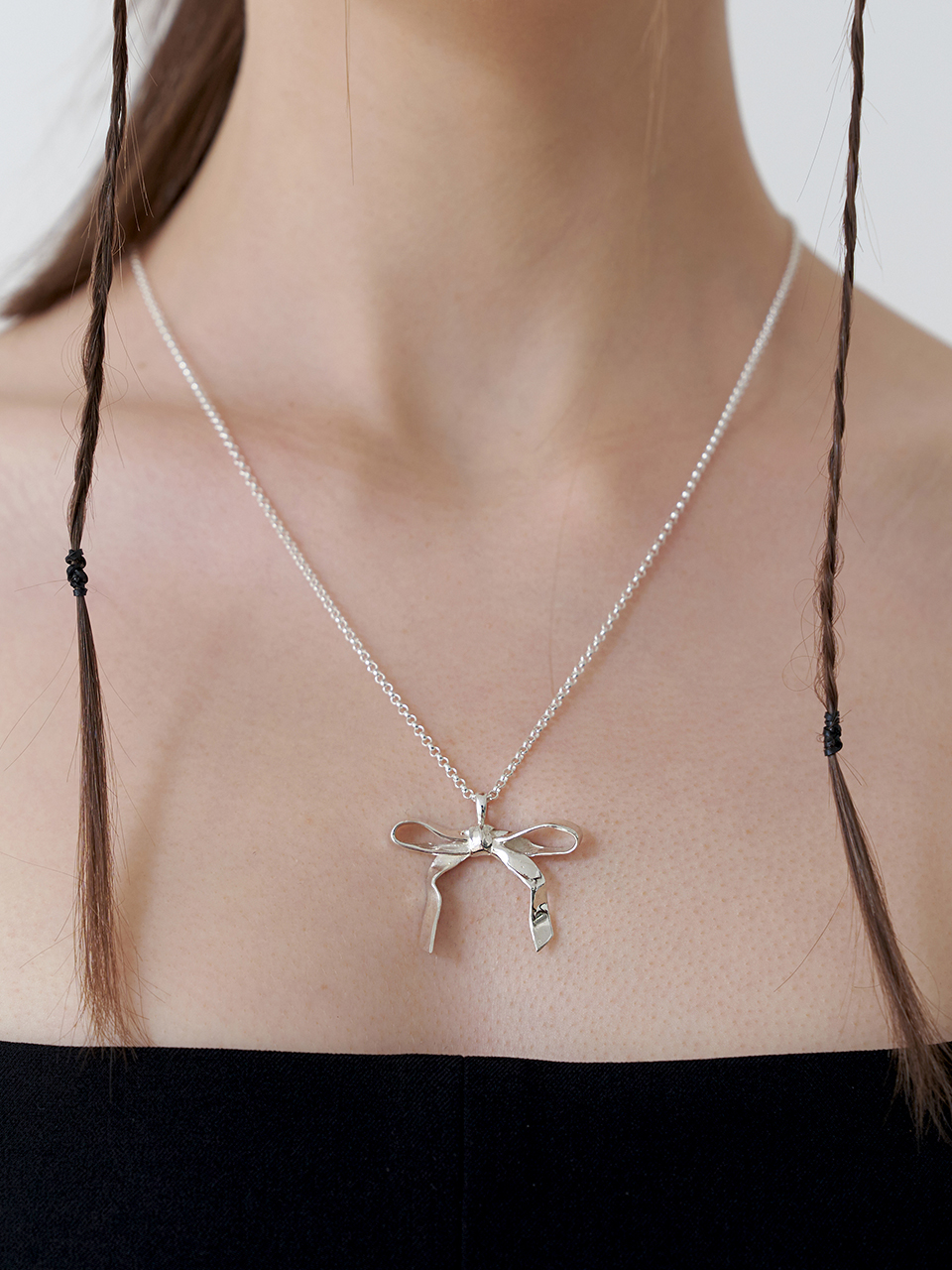 leeENoir■Romance Mini Ribbon Necklace ネックレス/送料関税込 leeENoir□Romance Mini Ribbon Necklace ネックレス/送料関税込