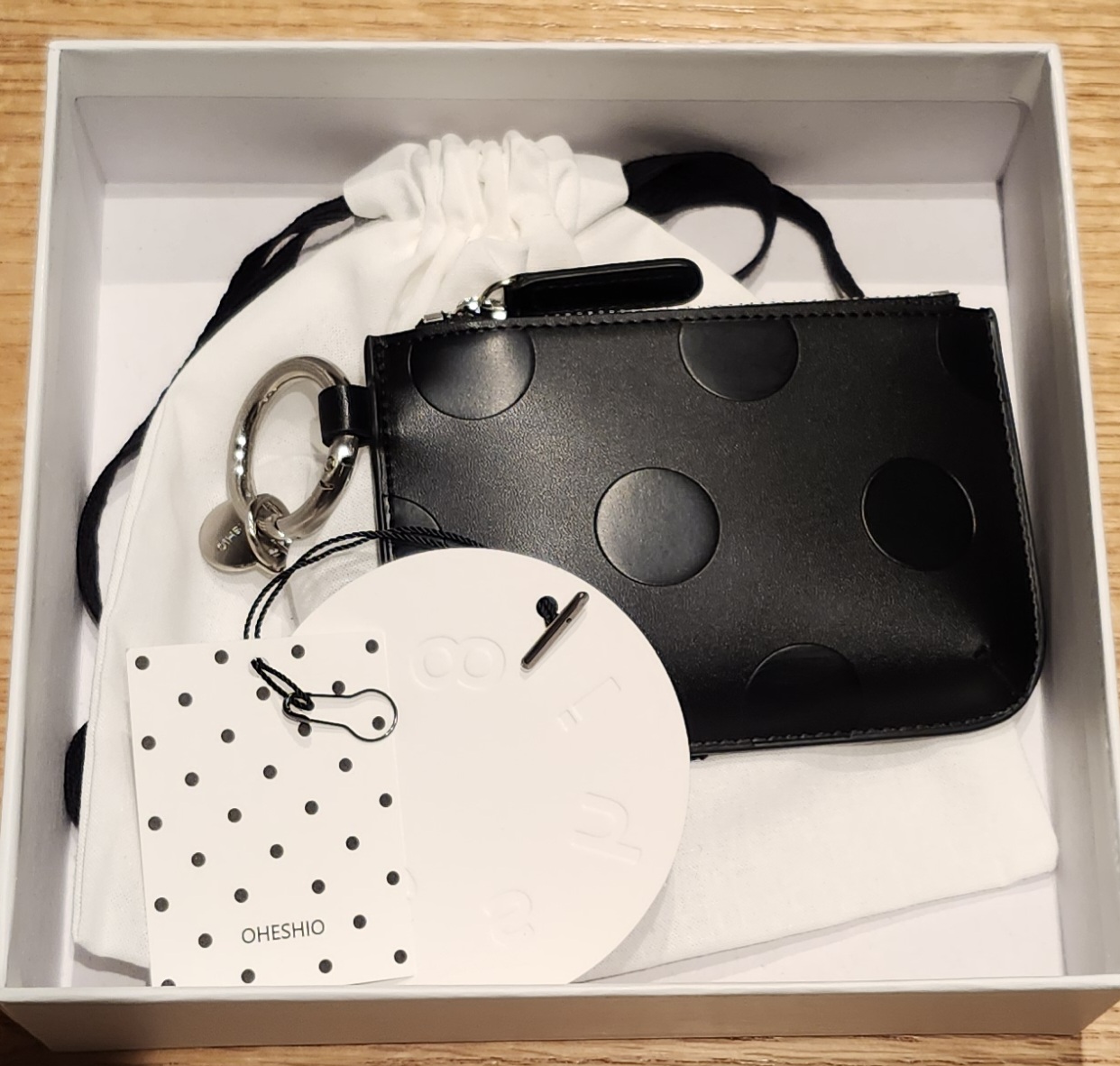 【OHESHIO】DOT CROSS CARD WALLET カードケース / コインケース DOT CROSS CARD WALLET, BLACK | ファッション通販サイト NUGU