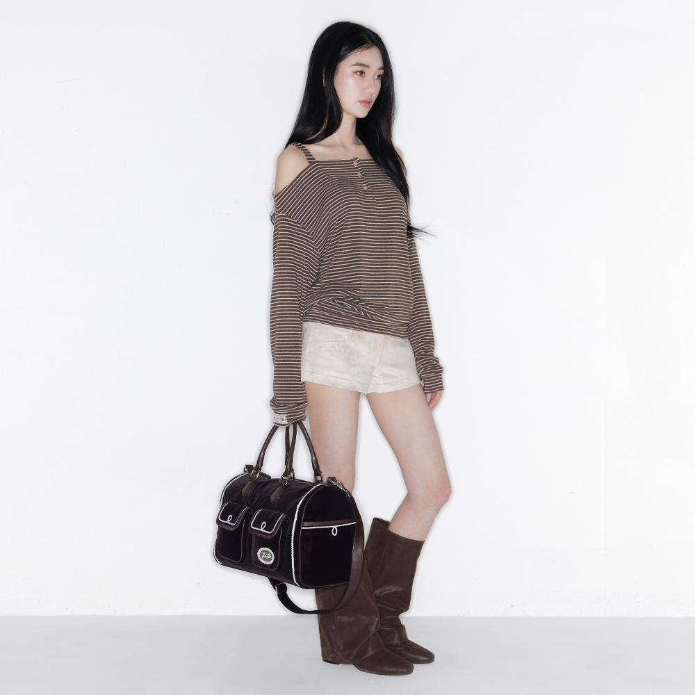 MINI HEART SUEDE MICRO SHORTS_TT6S402LE