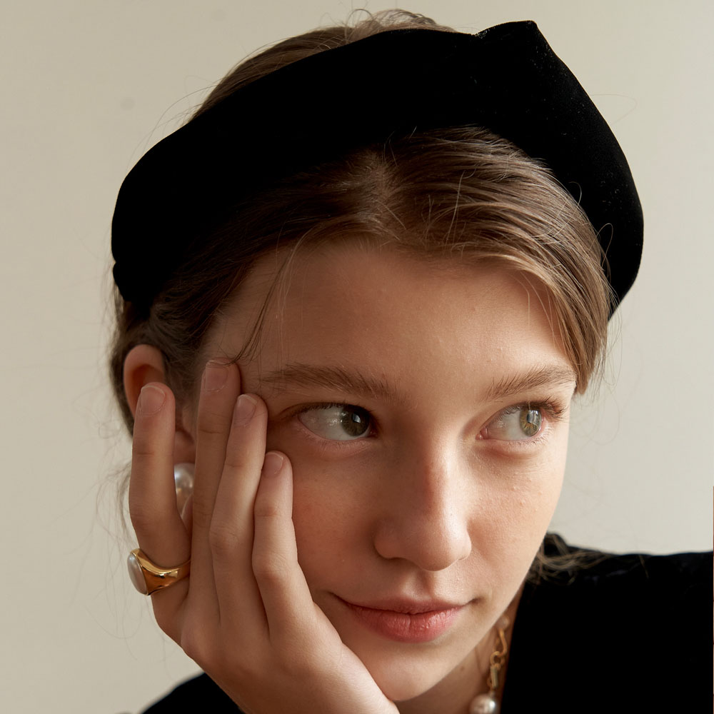 バンダナ ベルベット ヘアバンド HB0102