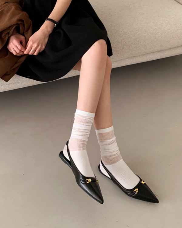 ポインテッドトゥスリングバックパンプス | ファッション通販