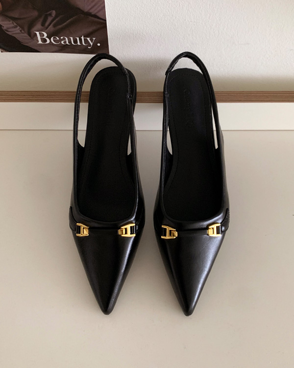 ポインテッドトゥスリングバックパンプス | ファッション通販