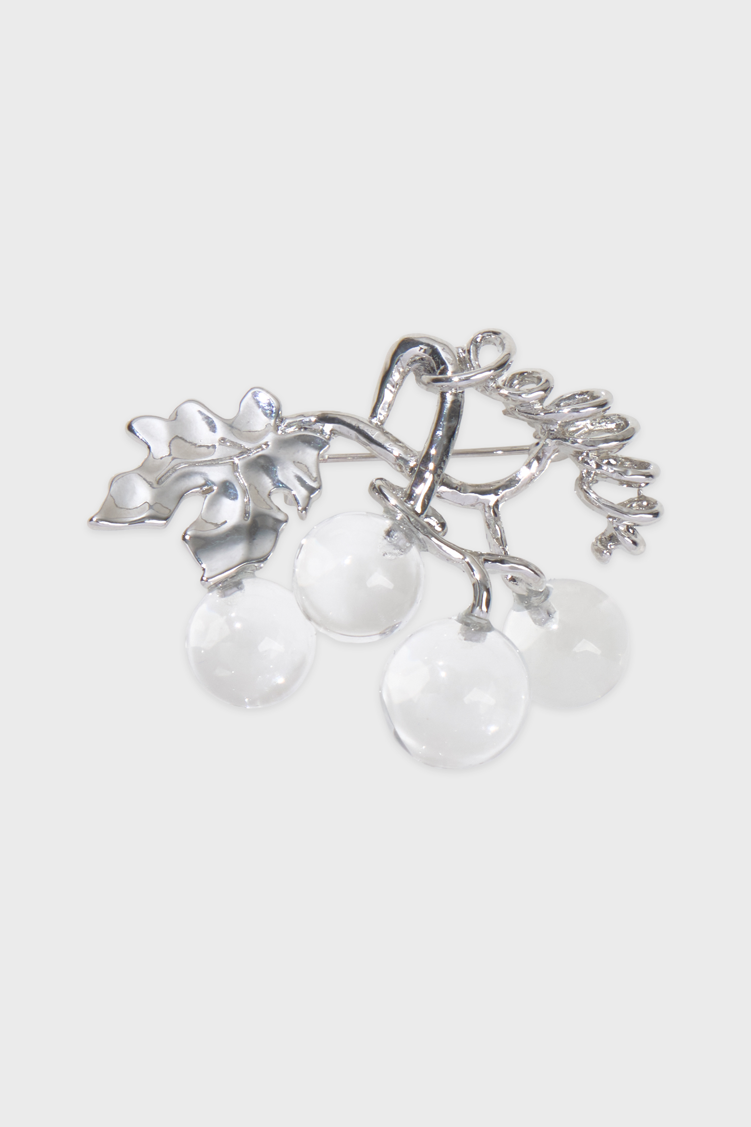 Grape Vine Brooch (Silver)