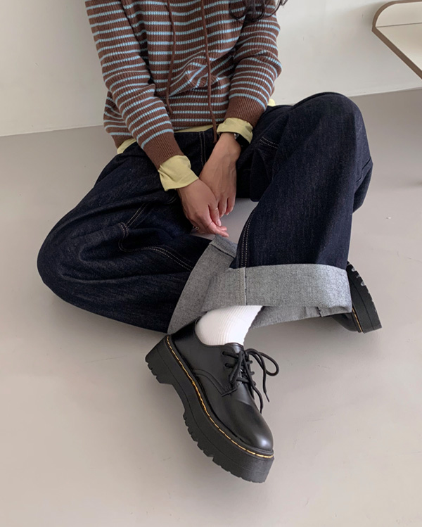 厚底ステッチローファー | ファッション通販サイト NUGU