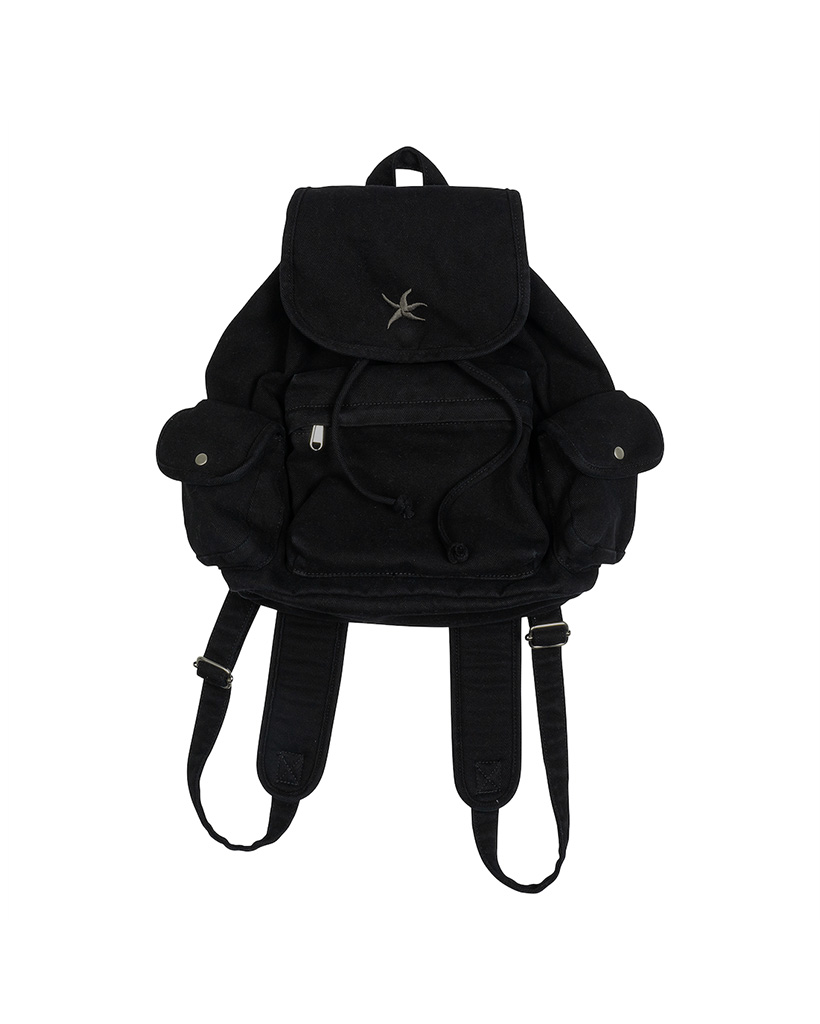 THE COLDEST MOMENT ♥ TCM starfish denim backpack THE COLDEST MOMENT] TCM Starfish Dot Backpack (Navy) – Ohue