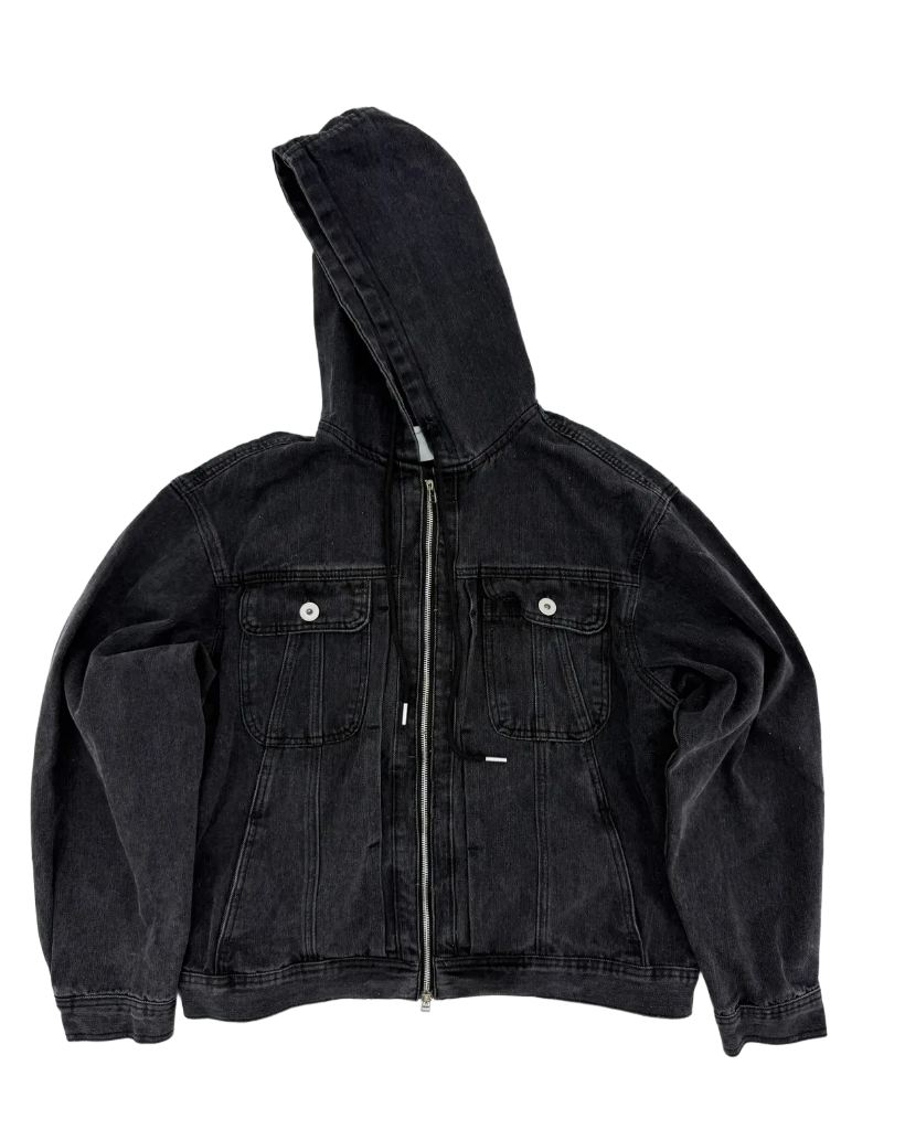 フード付きデニムジャケット | ファッション通販サイト NUGU