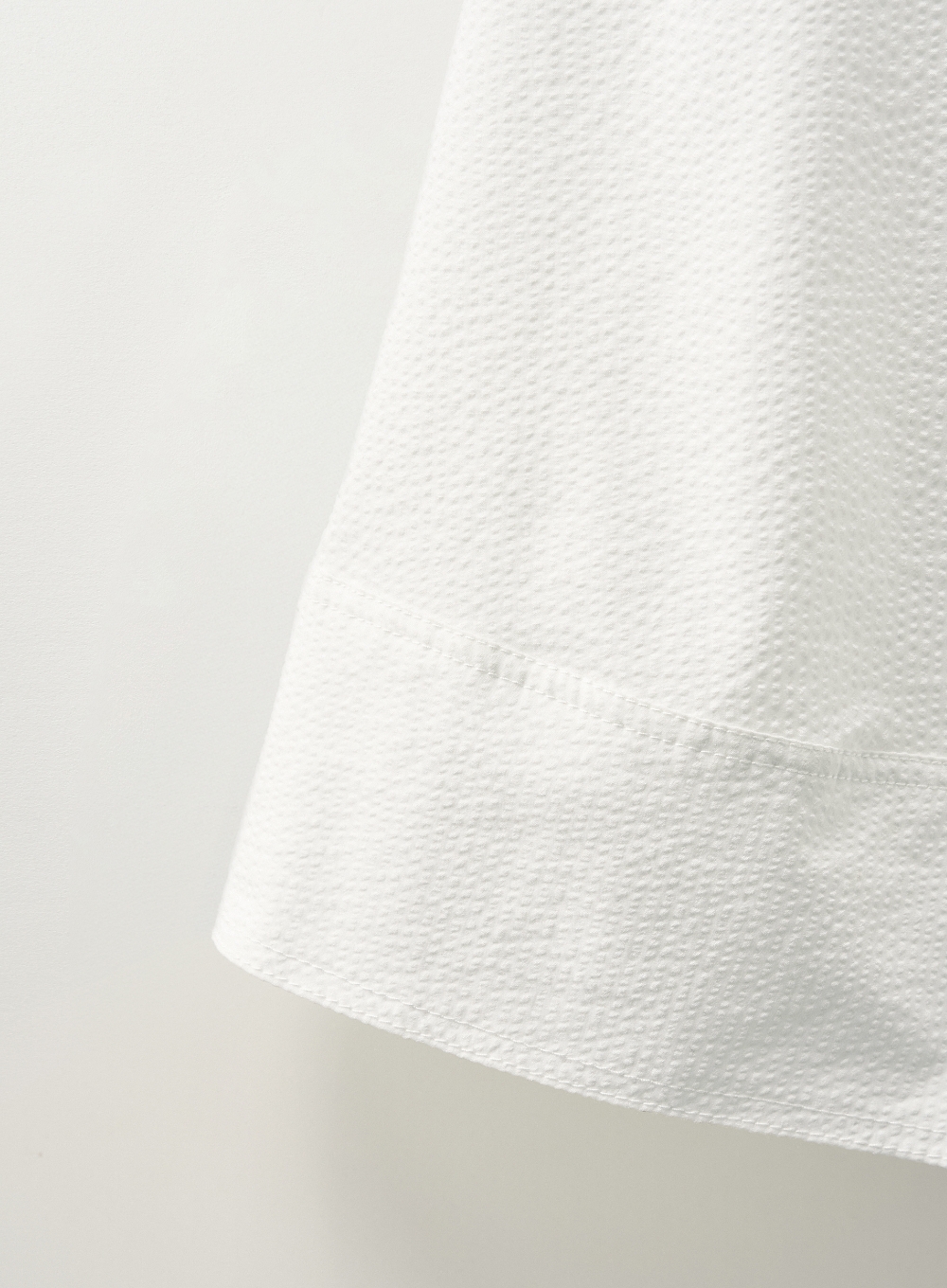 W) Seersucker Hole Skirt - White | ファッション通販サイト NUGU