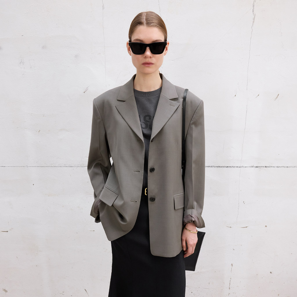 Summer Wool Tailored Jacket