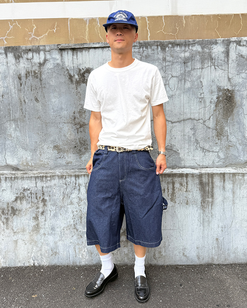 バックポケット刺繍バミューダパンツ | ファッション通販サイト NUGU