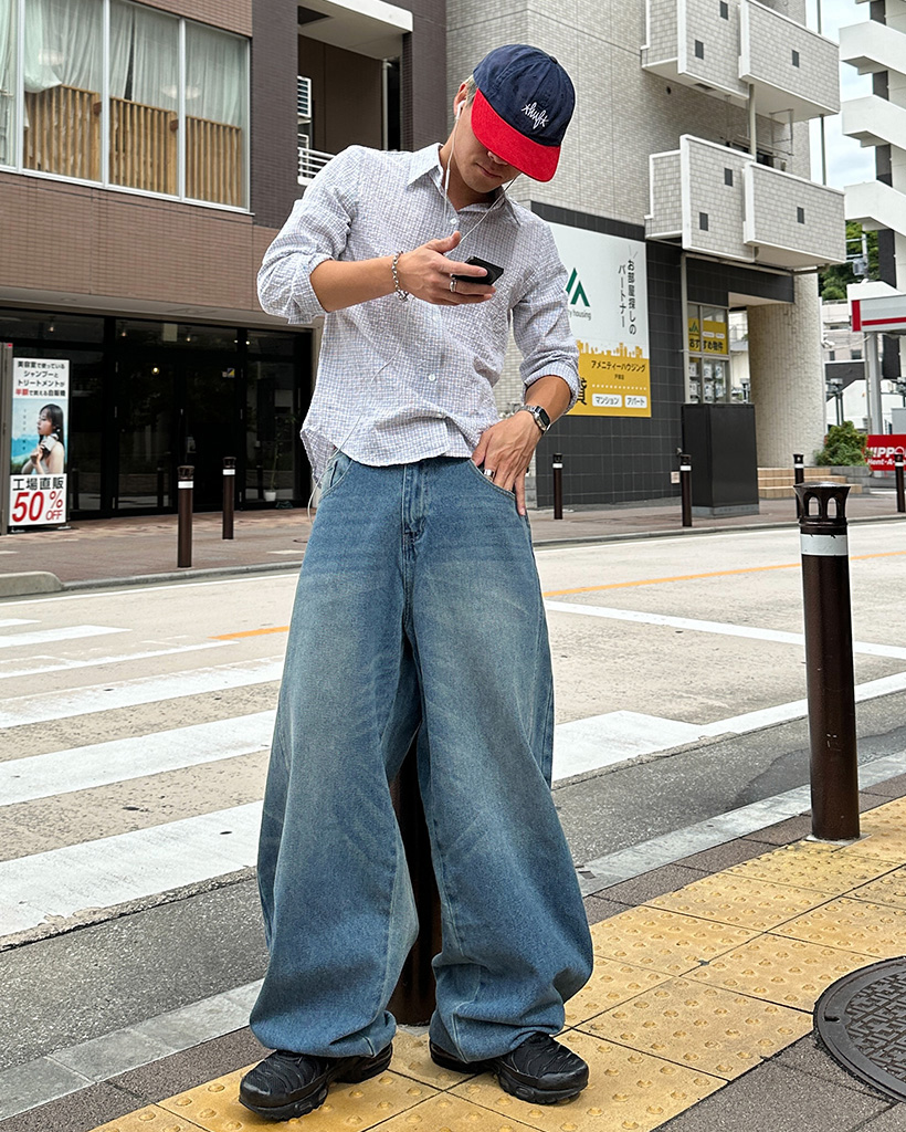 NoREMID ダークグレー デニムパンツ NoREMID ダークグレー デニムパンツ NoREMID ダークグレー デニム