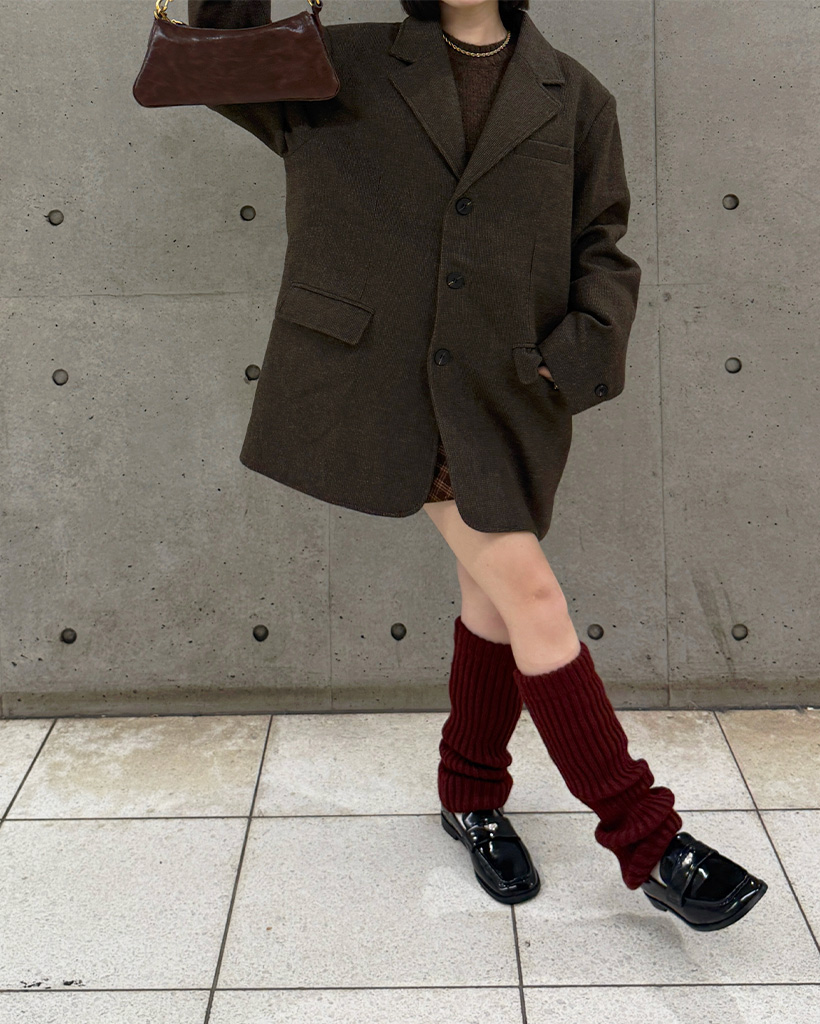 オーバーサイズチェックジャケット | ファッション通販サイト NUGU