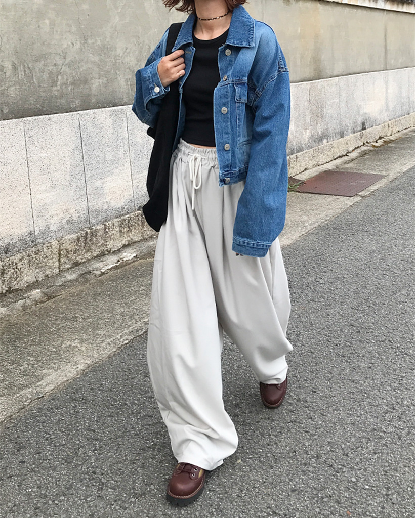 クロップドデニムジャケット | ファッション通販サイト NUGU