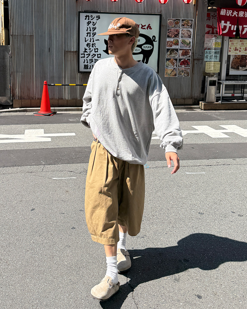 ヘンリーネックスウェットシャツ | ファッション通販サイト NUGU