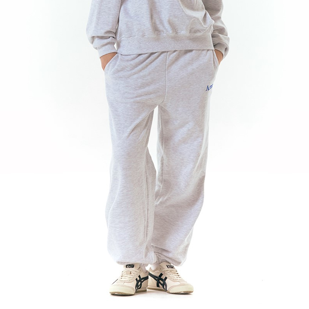★AMES-WORLDWIDE★BASIC LOGO SWEATPANTS LIGHT GREY★正規品 BASIC LOGO SWEATPANTS LIGHT GREY | ファッション通販サイト NUGU