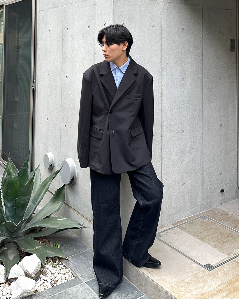 ダブルブレストウールブレザー | ファッション通販サイト NUGU